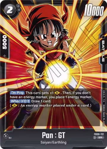 Pan : GT - FB09-112 (FB09-112), Dual Evolution — DB Fusion card price