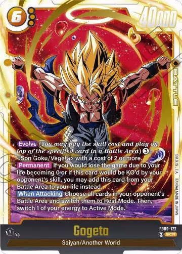 Gogeta (FB09-122), Dual Evolution — DB Fusion card price