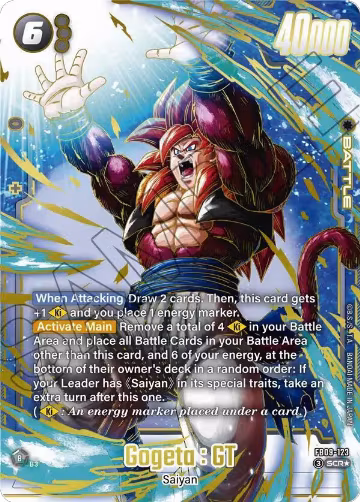 Gogeta : GT - FB09-123 (Alternate Art) (FB09-123), Dual Evolution — DB Fusion card price