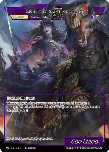 Lich // Lich, the Saint of Death (MC10-019 JR), Memoria Collection 10 — Force of Will card price