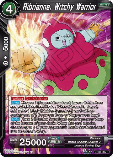 Ribrianne, Witchy Warrior (BT30-095), Three Glorious Fighters — DB Super card price