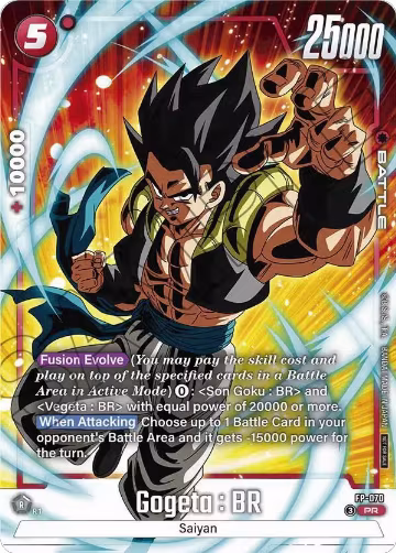 Gogeta : BR (Tournament Pack 10) (FP-070), Tournament and Championship Promos — DB Fusion card price