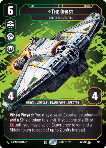 The Ghost - Home of the Spectres (Prestige) (798), A Lawless Time — Star Wars card price