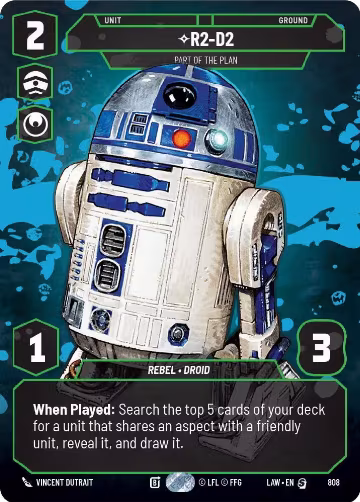 R2-D2 - Part of the Plan (Prestige) (808), A Lawless Time — Star Wars card price