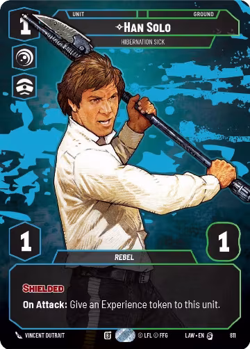 Han Solo - Hibernation Sick (Prestige) (811), A Lawless Time — Star Wars card price