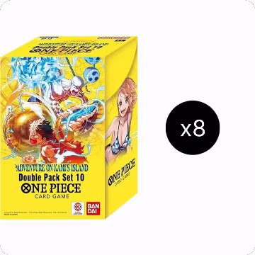 Double Pack Set Vol. 10 Display, Adventure on Kami's Island — One Piece sealed product price