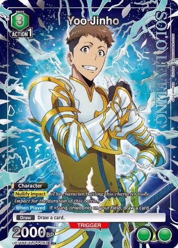 Yoo Jinho (053) (R*) (UE17BT/SLG-1-053), SOLO LEVELING — Union Arena card price
