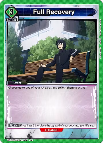 Full Recovery (UE17BT/SLG-1-078), SOLO LEVELING — Union Arena card price