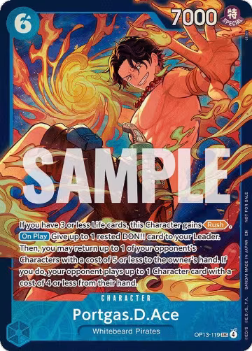 Portgas.D.Ace (119) (Treasure Cup 2026) (Store) (OP13-119), One Piece Promotion Cards — One Piece card price