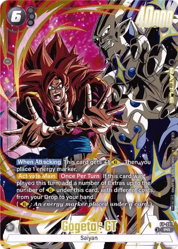 Gogeta : GT (2nd Anniversary Pack) (FP-081), Fusion World Promotion Cards and Packs — DB Fusion card price