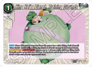 King Kai's Planet, Training Grounds (BT30-109), Three Glorious Fighters — DB Super card price