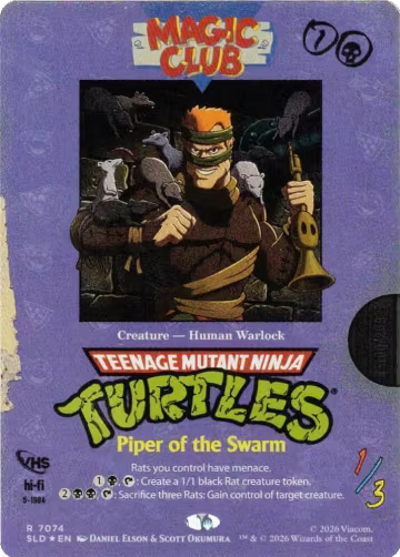 Piper of the Swarm (7074), Secret Lair Drop Series — Magic card price