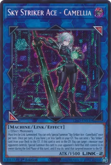 Sky Striker Ace - Camellia (Secret Rare) (L26D-ENS31), Legendary Modern Decks 2026 — Yu-Gi-Oh! card price