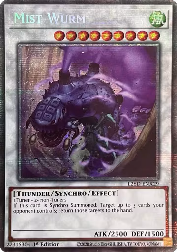 Mist Wurm (Starlight Rare) (L26D-ENX29), Legendary Modern Decks 2026 — Yu-Gi-Oh! card price