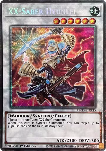 XX-Saber Hyunlei (Starlight Rare) (L26D-ENX35), Legendary Modern Decks 2026 — Yu-Gi-Oh! card price