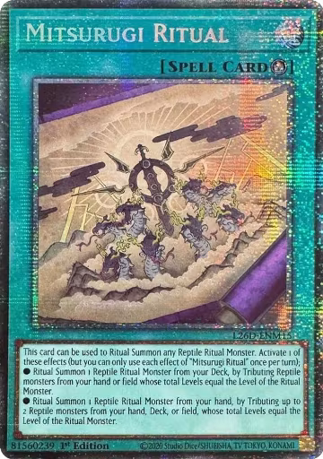 Mitsurugi Ritual (Starlight Rare) (L26D-ENM15), Legendary Modern Decks 2026 — Yu-Gi-Oh! card price