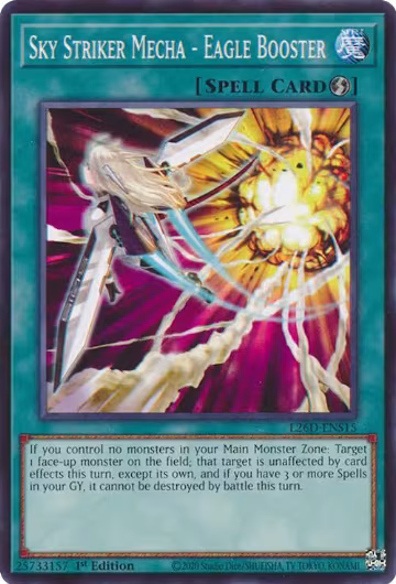 Sky Striker Mecha - Eagle Booster (L26D-ENS15), Legendary Modern Decks 2026 — Yu-Gi-Oh! card price
