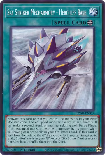 Sky Striker Mecharmory - Hercules Base (L26D-ENS17), Legendary Modern Decks 2026 — Yu-Gi-Oh! card price