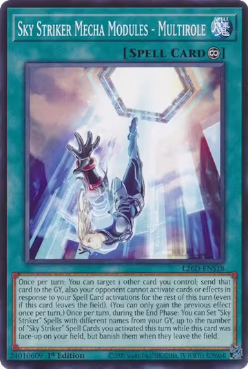 Sky Striker Mecha Modules - Multirole (L26D-ENS18), Legendary Modern Decks 2026 — Yu-Gi-Oh! card price