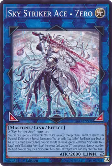 Sky Striker Ace = Zero (L26D-ENS34), Legendary Modern Decks 2026 — Yu-Gi-Oh! card price