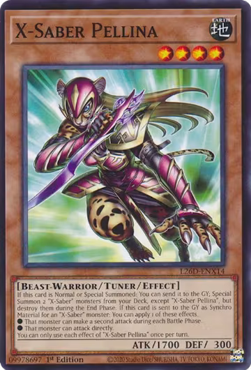 X-Saber Pellina (L26D-ENX14), Legendary Modern Decks 2026 — Yu-Gi-Oh! card price