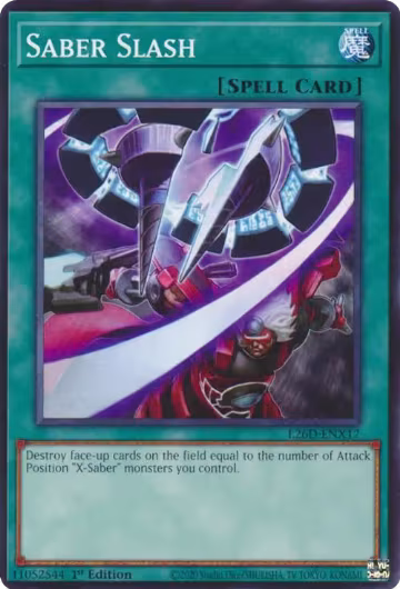 Saber Slash (L26D-ENX17), Legendary Modern Decks 2026 — Yu-Gi-Oh! card price