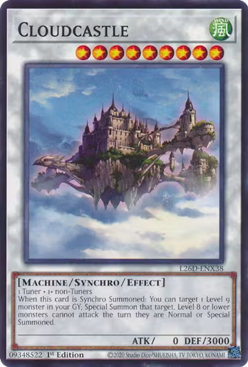 Cloudcastle (L26D-ENX38), Legendary Modern Decks 2026 — Yu-Gi-Oh! card price