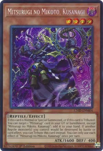 Mitsurugi no Mikoto, Kusanagi (L26D-ENM04), Legendary Modern Decks 2026 — Yu-Gi-Oh! card price