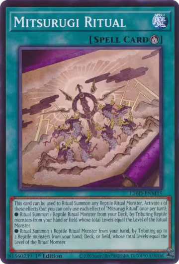 Mitsurugi Ritual (L26D-ENM15), Legendary Modern Decks 2026 — Yu-Gi-Oh! card price