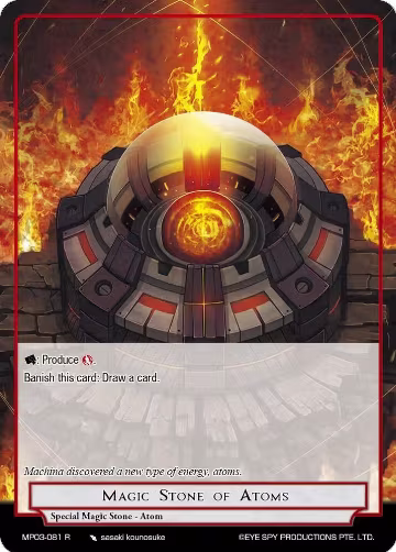 Magic Stone of Atoms (MP03-081 R), Masterpiece Collection 03 "Dimensional Hope" — Force of Will card price