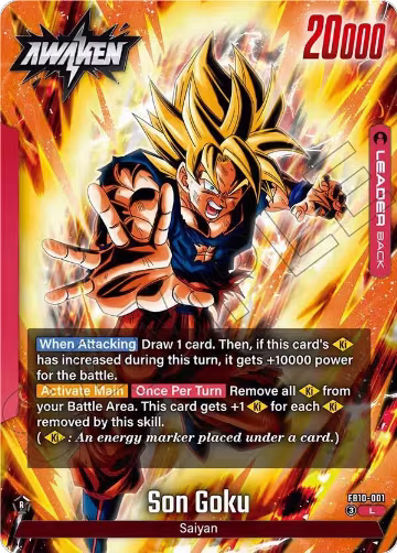 Son Goku - FB10-001 (FB10-001), Cross Force — DB Fusion card price