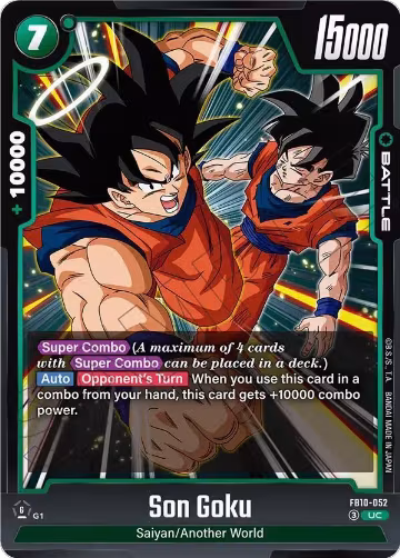 Son Goku - FB10-052 (FB10-052), Cross Force — DB Fusion card price