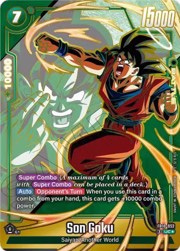 Son Goku - FB10-052 (Alternate Art) (FB10-052), Cross Force — DB Fusion card price