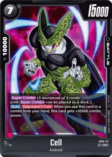 Cell - FB10-113 (FB10-113), Cross Force — DB Fusion card price