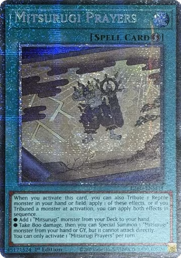 Mitsurugi Prayers (Starlight Rare) (L26D-ENM14) — card price