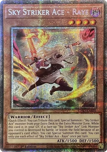 Sky Striker Ace - Raye (Alternate Art) (Starlight Rare) (L26D-ENS01), Legendary Modern Decks 2026 — Yu-Gi-Oh! card price