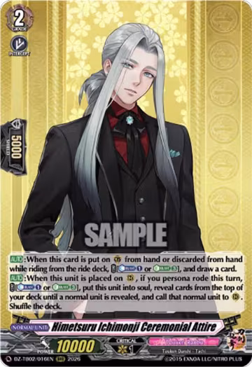 Himetsuru Ichimonji Ceremonial Attire (DZ-TB02/016EN), DZ-TB02: Touken Ranbu Online — Vanguard card price