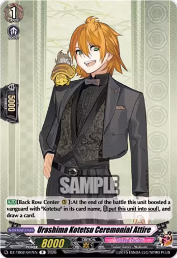 Urashima Kotetsu Ceremonial Attire (DZ-TB02/047EN), DZ-TB02: Touken Ranbu Online — Vanguard card price