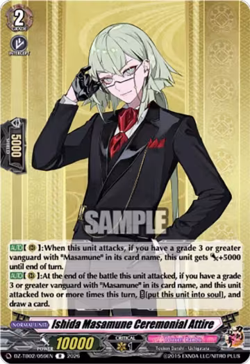 Ishida Masamune Ceremonial Attire (DZ-TB02/059EN), DZ-TB02: Touken Ranbu Online — Vanguard card price