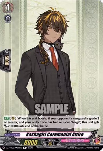 Kashagiri Ceremonial Attire (DZ-TB02/061EN), DZ-TB02: Touken Ranbu Online — Vanguard card price