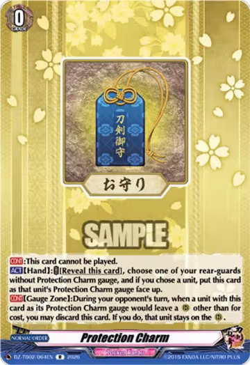 Protection Charm (DZ-TB02/064EN), DZ-TB02: Touken Ranbu Online — Vanguard card price