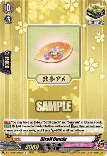 Stroll Candy (DZ-TB02/066EN), DZ-TB02: Touken Ranbu Online — Vanguard card price