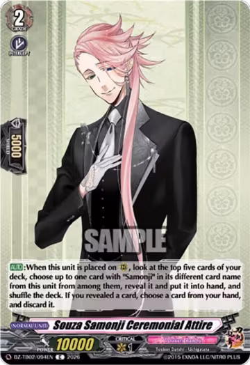 Souza Samonji Ceremonial Attire (DZ-TB02/094EN), DZ-TB02: Touken Ranbu Online — Vanguard card price