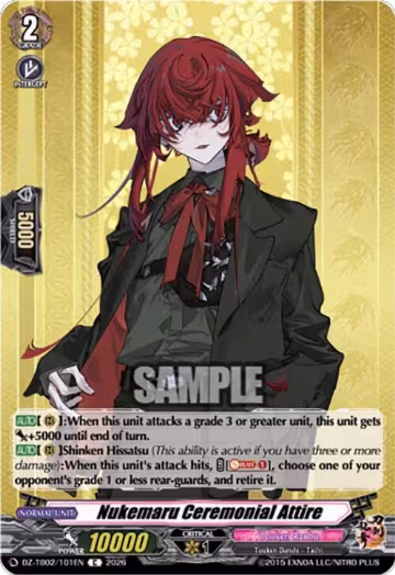 Nukemaru Ceremonial Attire (DZ-TB02/101EN), DZ-TB02: Touken Ranbu Online — Vanguard card price