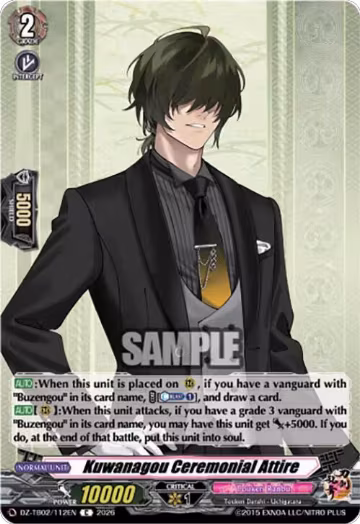 Kuwanagou Ceremonial Attire (DZ-TB02/112EN), DZ-TB02: Touken Ranbu Online — Vanguard card price