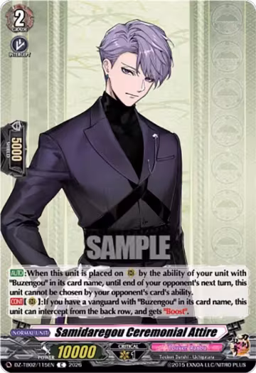 Samidaregou Ceremonial Attire (DZ-TB02/115EN), DZ-TB02: Touken Ranbu Online — Vanguard card price