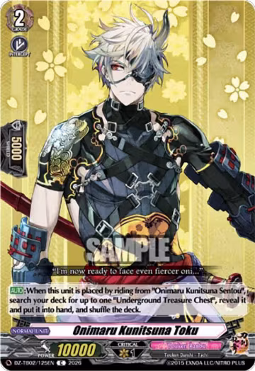 Onimaru Kunitsuna Toku (DZ-TB02/125EN), DZ-TB02: Touken Ranbu Online — Vanguard card price