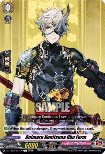 Onimaru Kunitsuna Ubu Form (DZ-TB02/127EN), DZ-TB02: Touken Ranbu Online — Vanguard card price