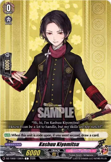 Kashuu Kiyomitsu (DZ-TB02/130EN), DZ-TB02: Touken Ranbu Online — Vanguard card price