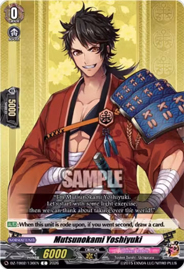 Mutsunokami Yoshiyuki (DZ-TB02/136EN), DZ-TB02: Touken Ranbu Online — Vanguard card price